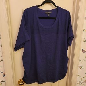 Lane Bryant Purple Knit Top